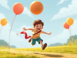 The Lost Balloon- Short Stories for Kids