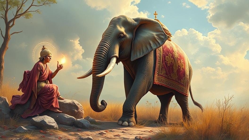 The Elephant and the Blessing from the Gods